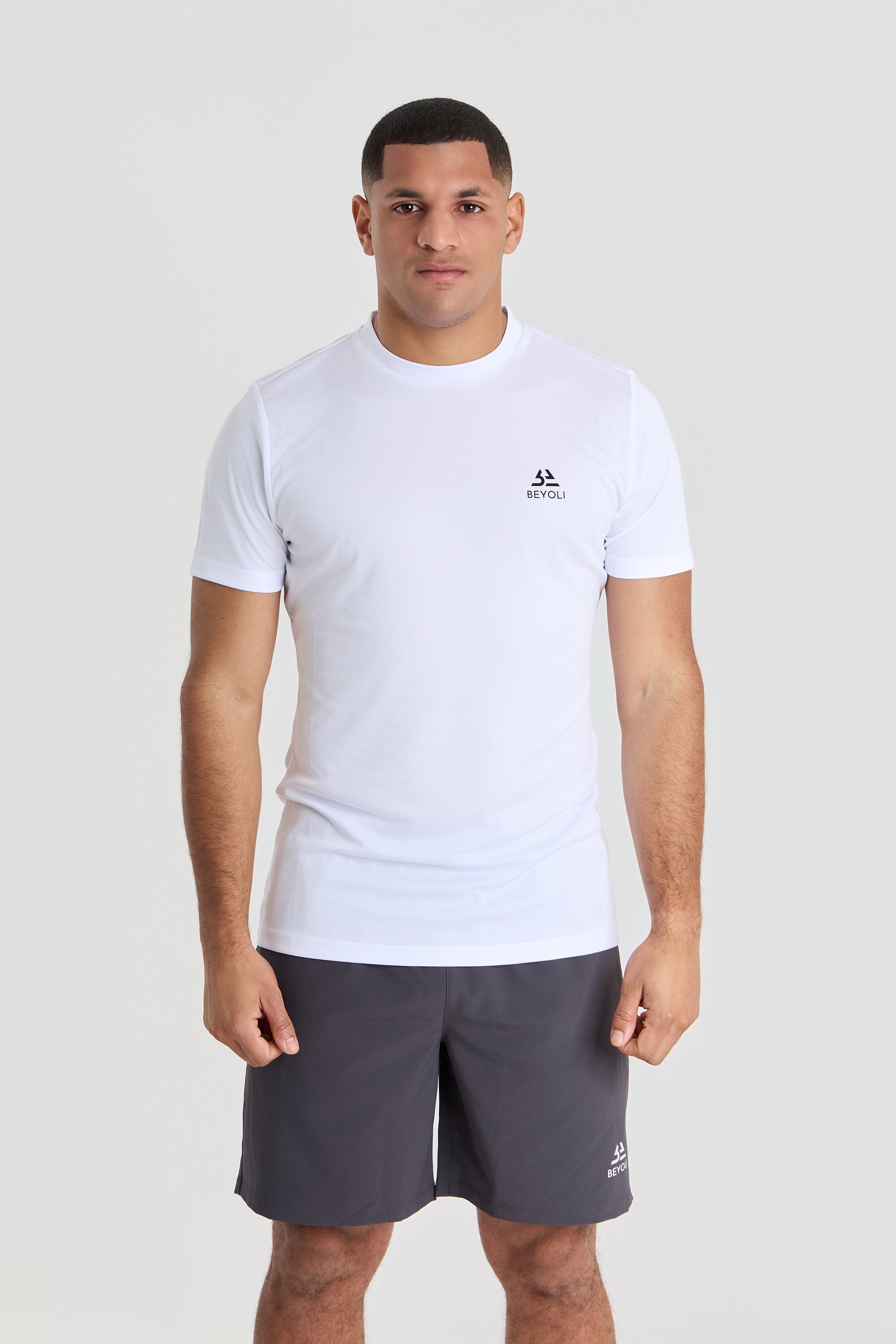 Beyoli Essential Polyester T-Shirt - White
